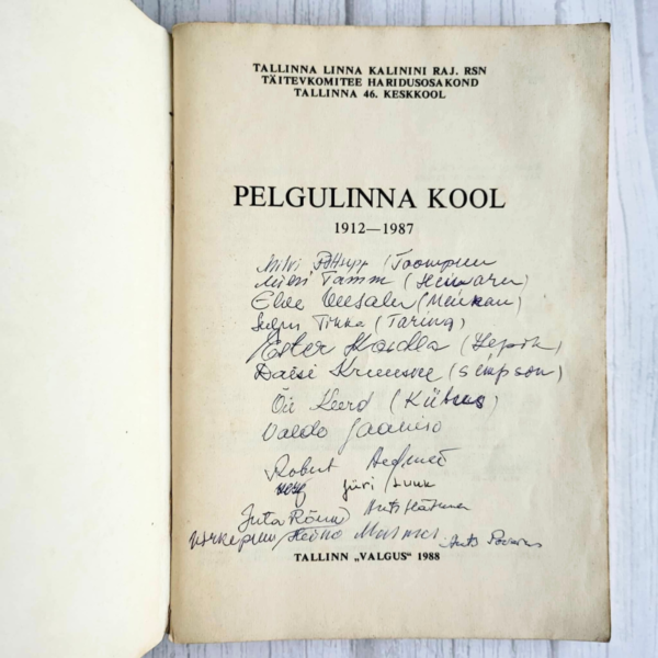 Pelgulinna kool 1912-1987
