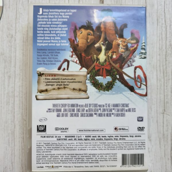 Jääaeg: Jõuluseiklus (Ice Age: A Mammoth Christmas)