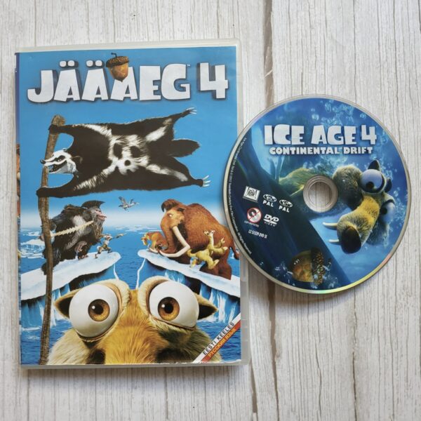 Jääaeg 4: Mandrite triiv (Ice Age 4) DVD – animatsioon kogu perele