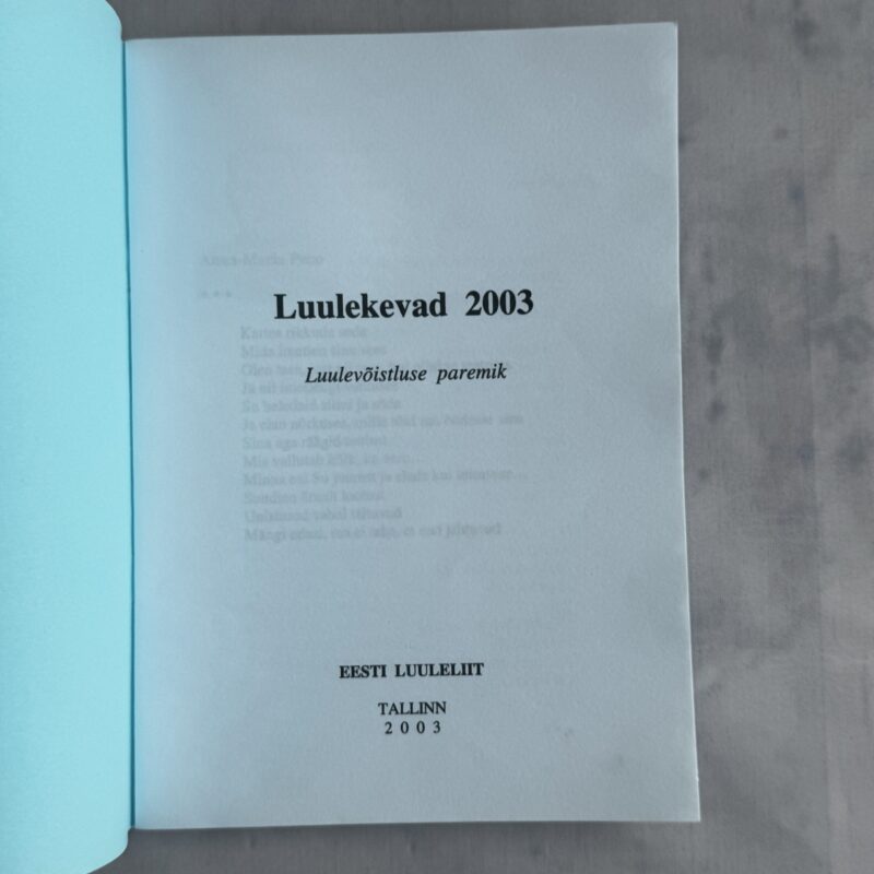 Luulekevade 2003
