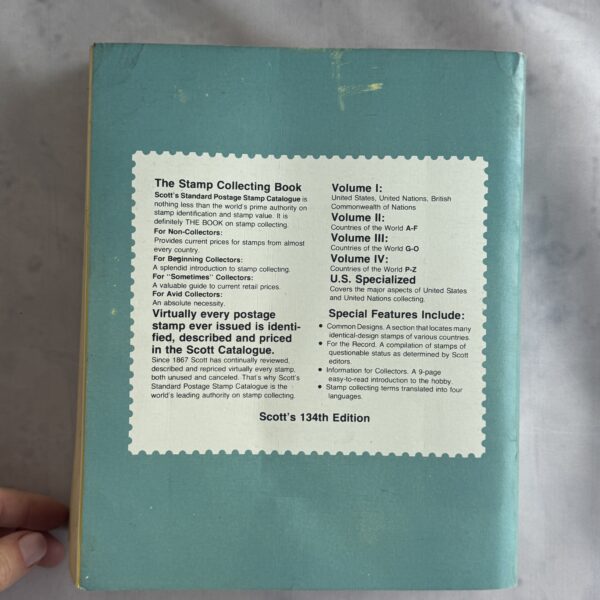 Scott Stamp Catalogue 1978 Volume II – Countries of the World A–F Philately Reference