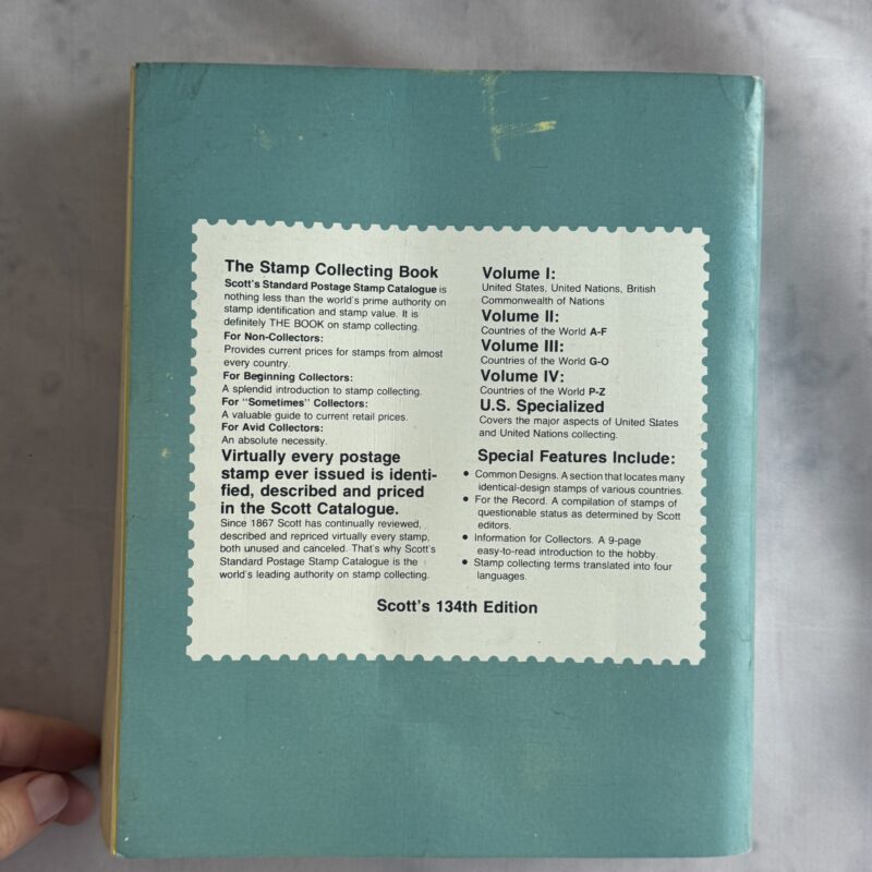 Scott Stamp Catalogue 1978 Volume II – Countries of the World A–F Philately Reference