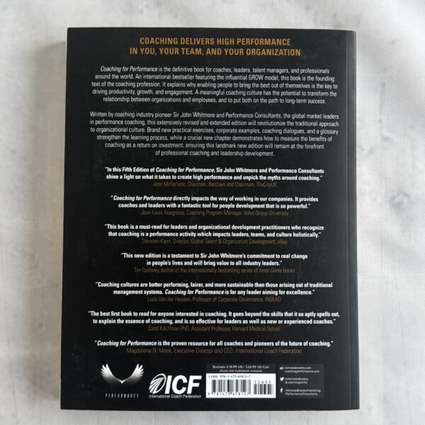 Sir John Whitmore – Coaching for Performance (5th Edition)