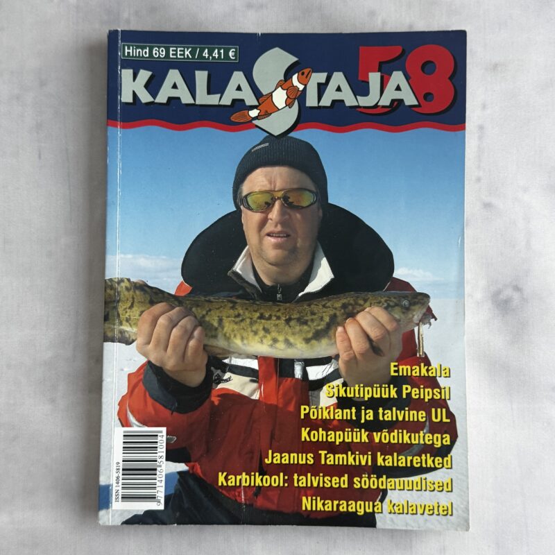 Harrastuskalastuse ajakiri Kalastaja 58 - talv 2010/2011 - esikaas Harrastuskalastuse ajakiri Kalastaja 58 - talv 2010/2011 - esikaas
