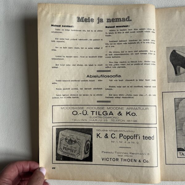 IMG_8077 Huvitav Žurnaal – Kevad 1936, illustreeritud Eesti ajakiri