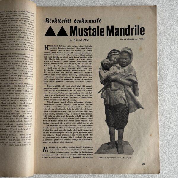 Huvitav Žurnaal – Suvi 1936, illustreeritud Eesti ajakiri