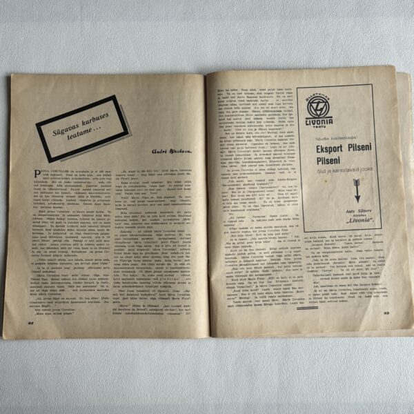 Huvitav Žurnaal – Suvi 1936, illustreeritud Eesti ajakiri