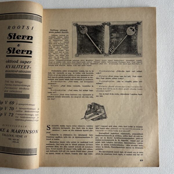 Huvitav Žurnaal – Sügis 1936, illustreeritud Eesti ajakiri