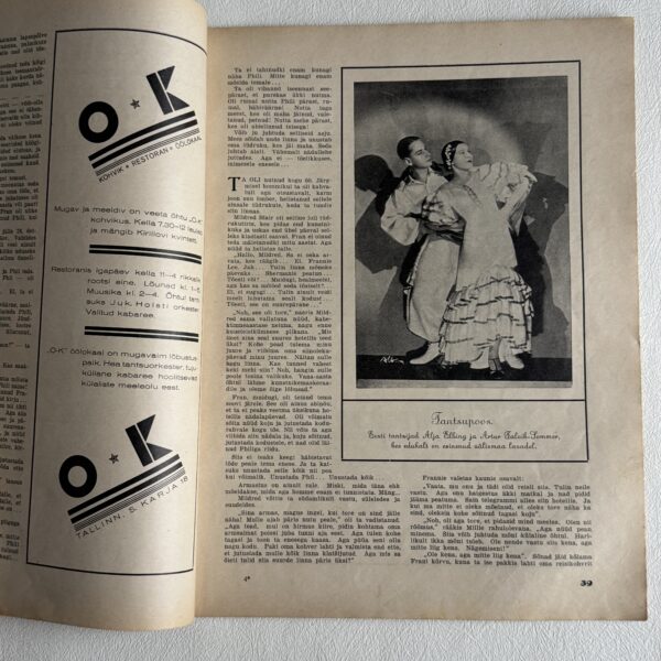 Huvitav Žurnaal – Sügis 1936, illustreeritud Eesti ajakiri