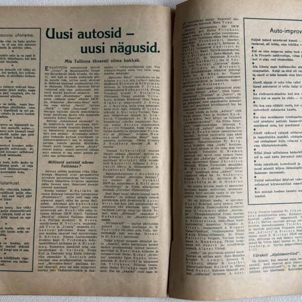 Huvitav Žurnaal – Sügis 1936, illustreeritud Eesti ajakiri