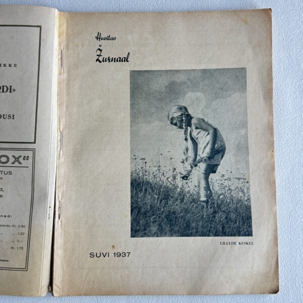 Huvitav Žurnaal – Suvi 1937 - sisufotod