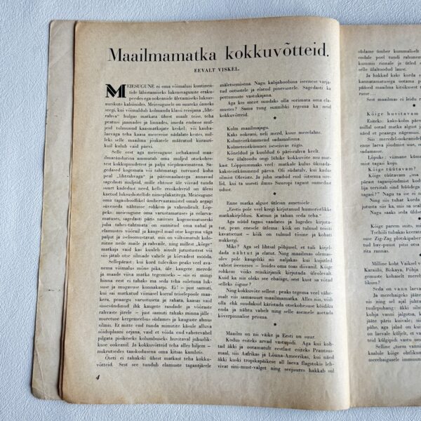 Huvitav Žurnaal – Sügis 1937, illustreeritud Eesti ajakiri