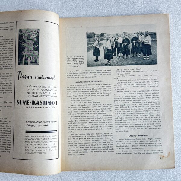 Huvitav Žurnaal – Sügis 1937, illustreeritud Eesti ajakiri