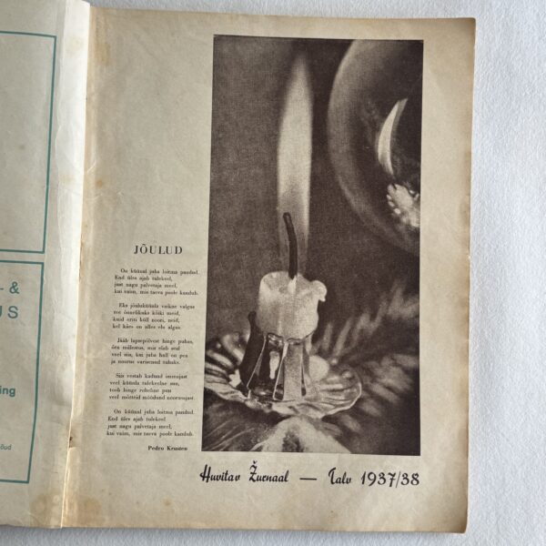 Huvitav Žurnaal – Talv 1937-38, illustreeritud Eesti ajakiri