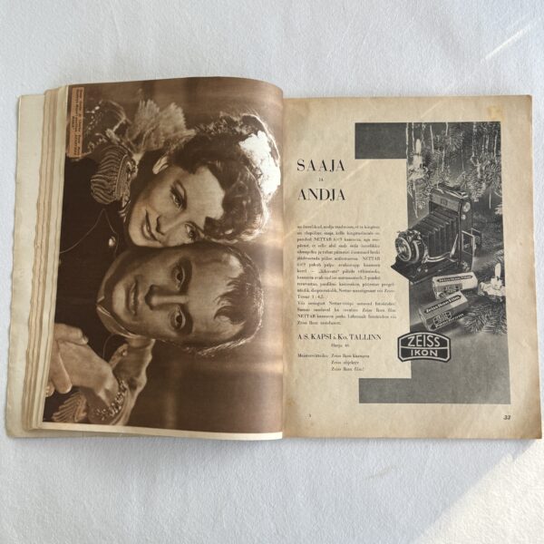 Huvitav Žurnaal – Talv 1937-38, illustreeritud Eesti ajakiri