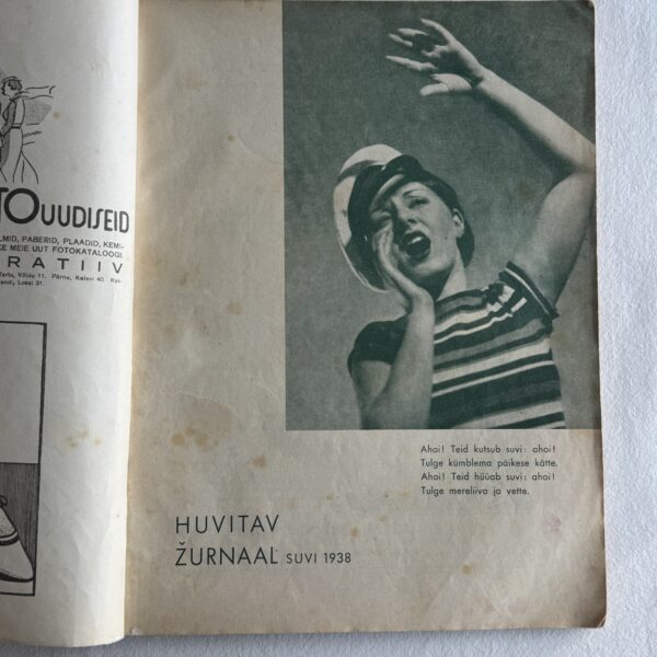 Huvitav Žurnaal – Suvi 1938
