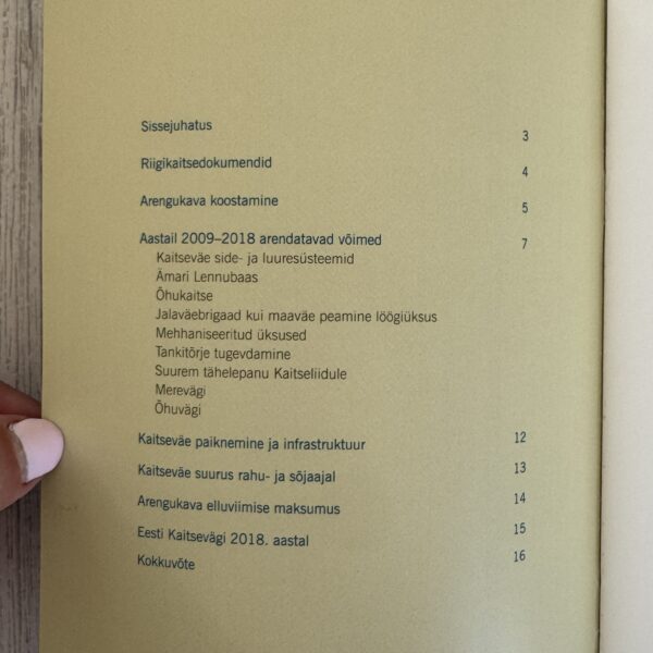 Sõjalise kaitse arengukava 2009–2018