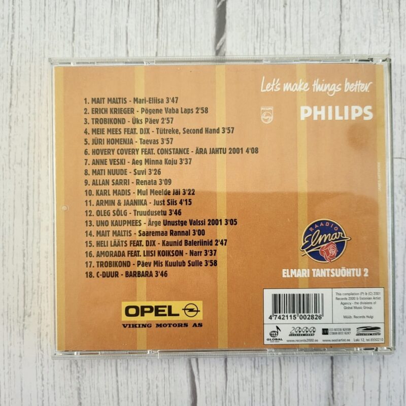 Elmari tantsuõhtu 2 – Raadio Elmar CD