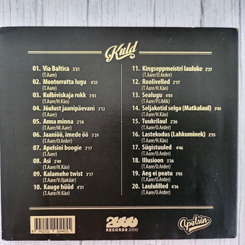 Tõnu Aare ja Apelsin – Kuld 1 CD Tõnu Aare ja Apelsin – Kuld 1