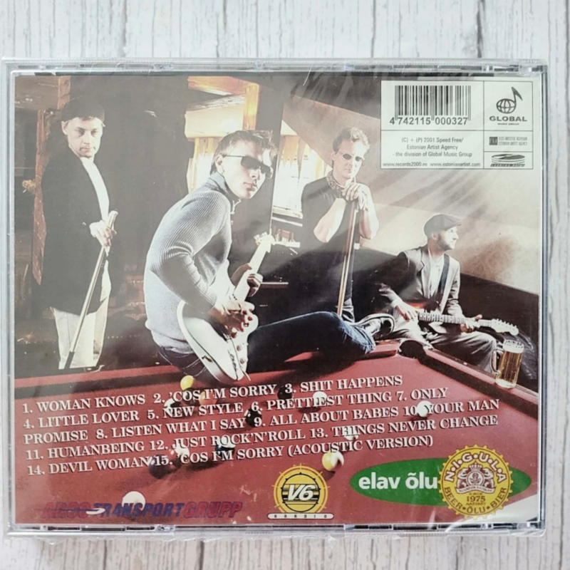 Tanel Padar & Speed Free – Woman Knows CD (uus ja kiles) Tanel Padar & Speed Free – Woman Knows CD (uus ja kiles)